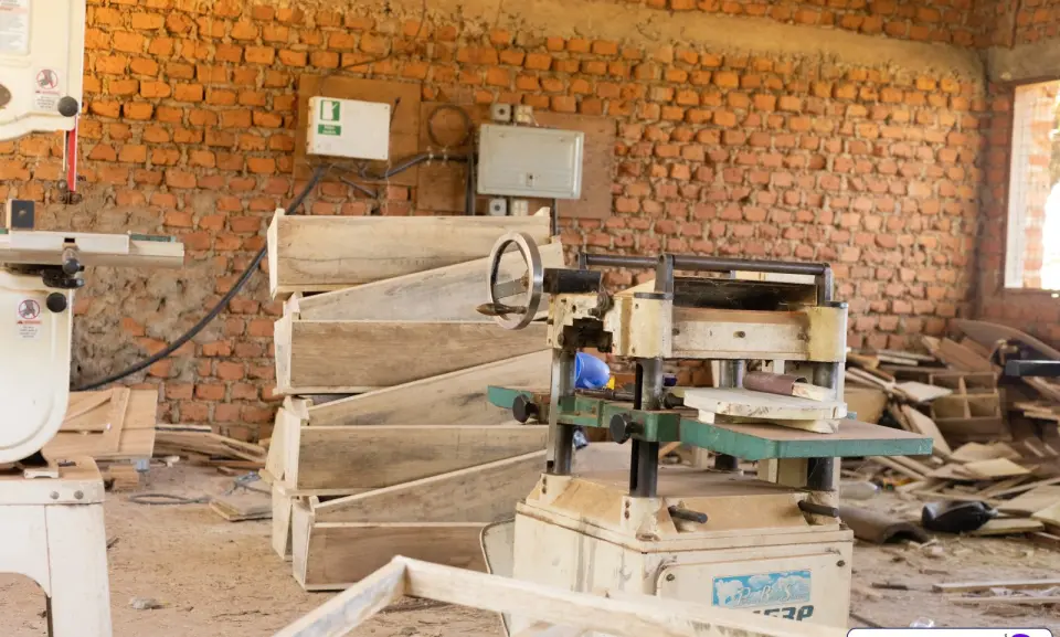 A carpentry workshop in Yumbe